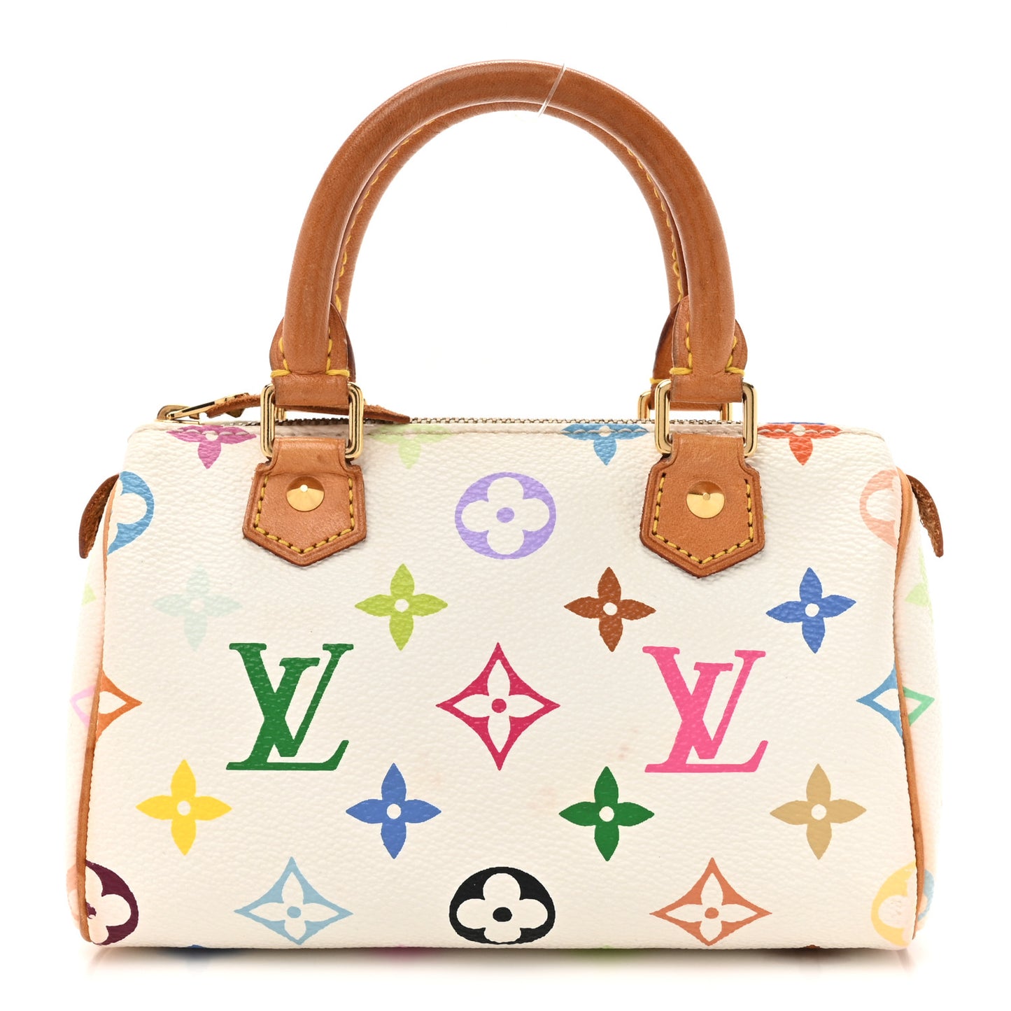 Monogram Multicolor Mini Sac HL Speedy White