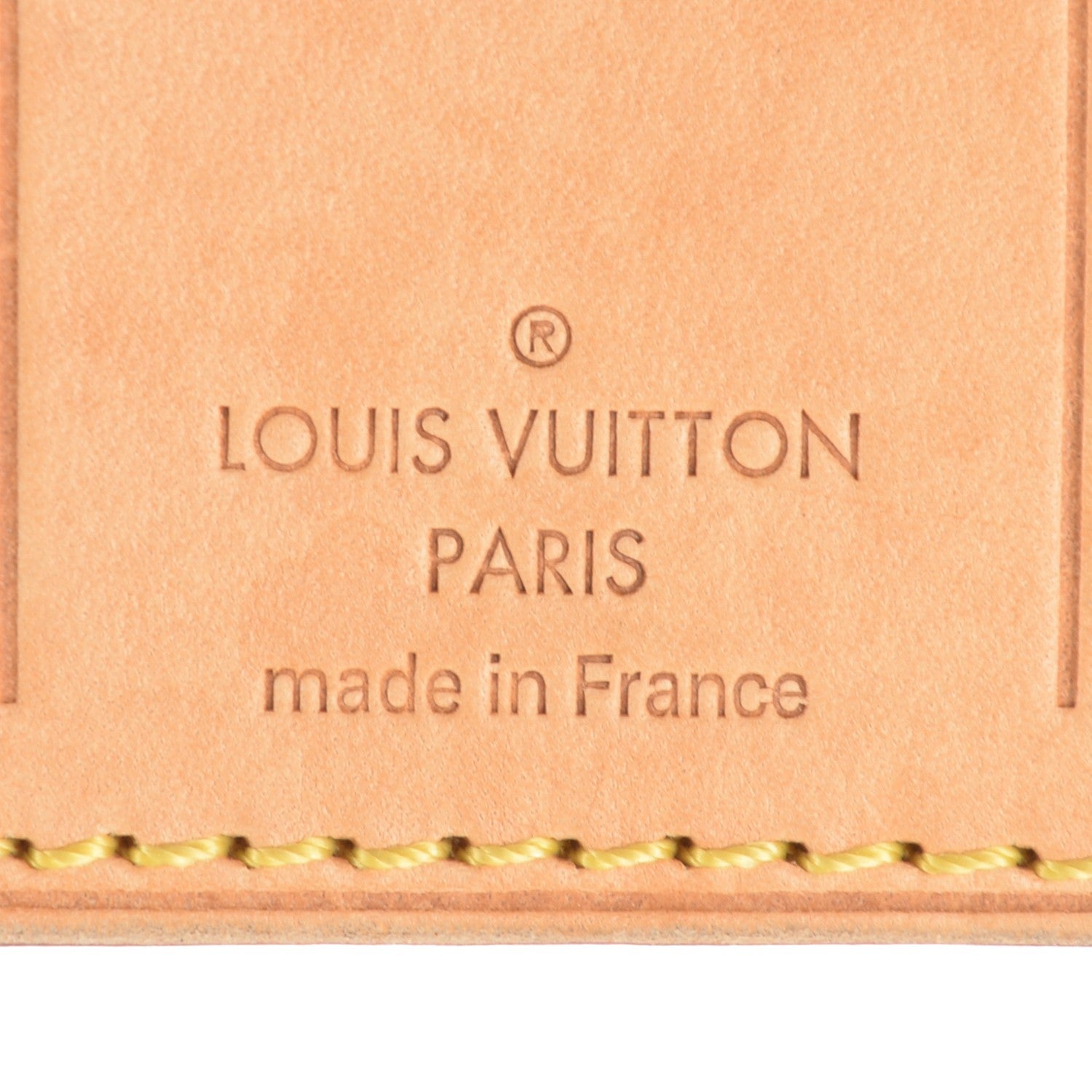 Louis Vuitton Vachetta Luggage Tag 4 of 5