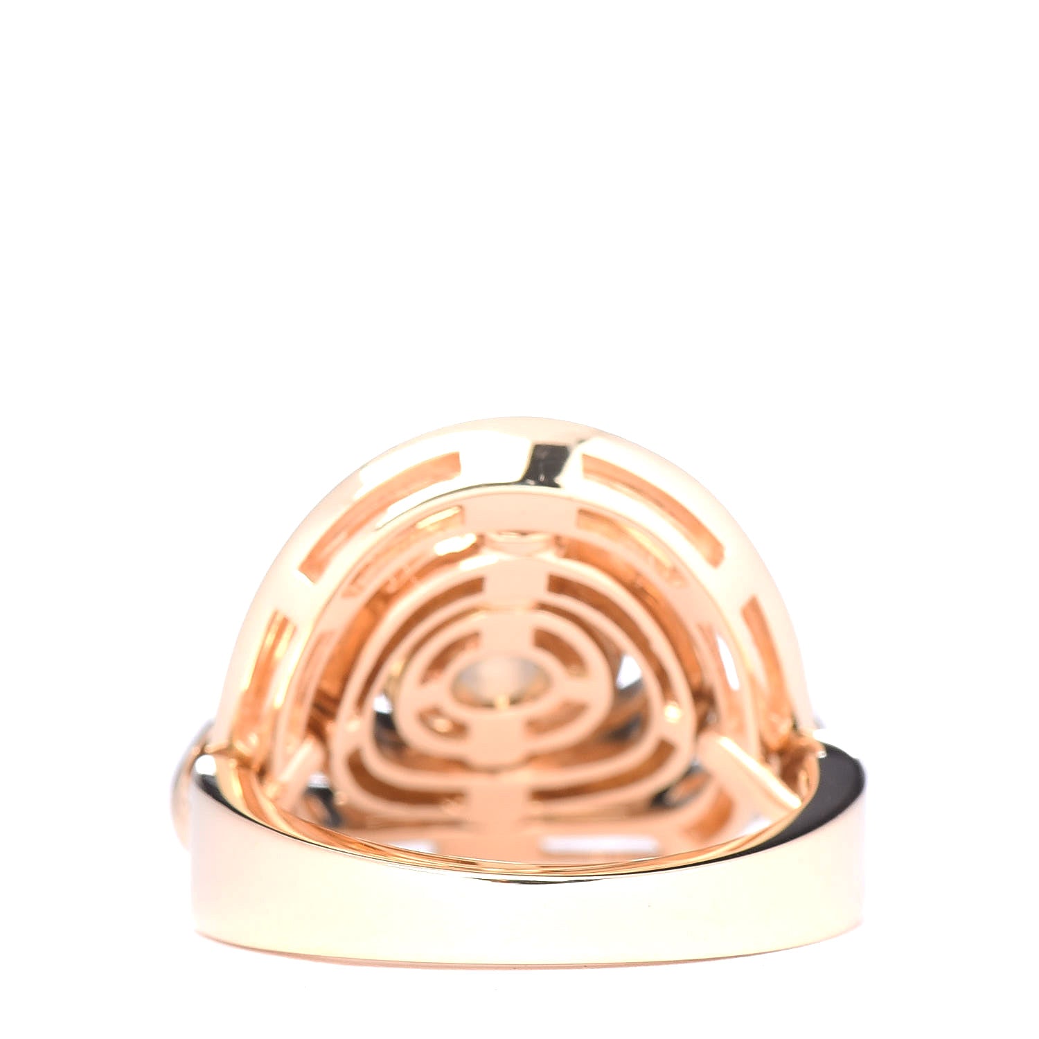 Bulgari 18K Yellow Gold Astrale Cerchi Ring 51 5.75 4 of 7