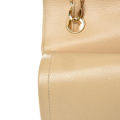 Chanel Caviar Quilted Jumbo Double Flap Beige Clair 12 of 13