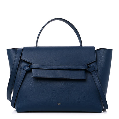 Celine Grained Calfskin Mini Belt Bag Deepsea 1 of 11