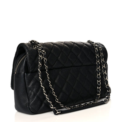 Chanel Caviar Quilted Jumbo Easy Flap Black 3 of 11