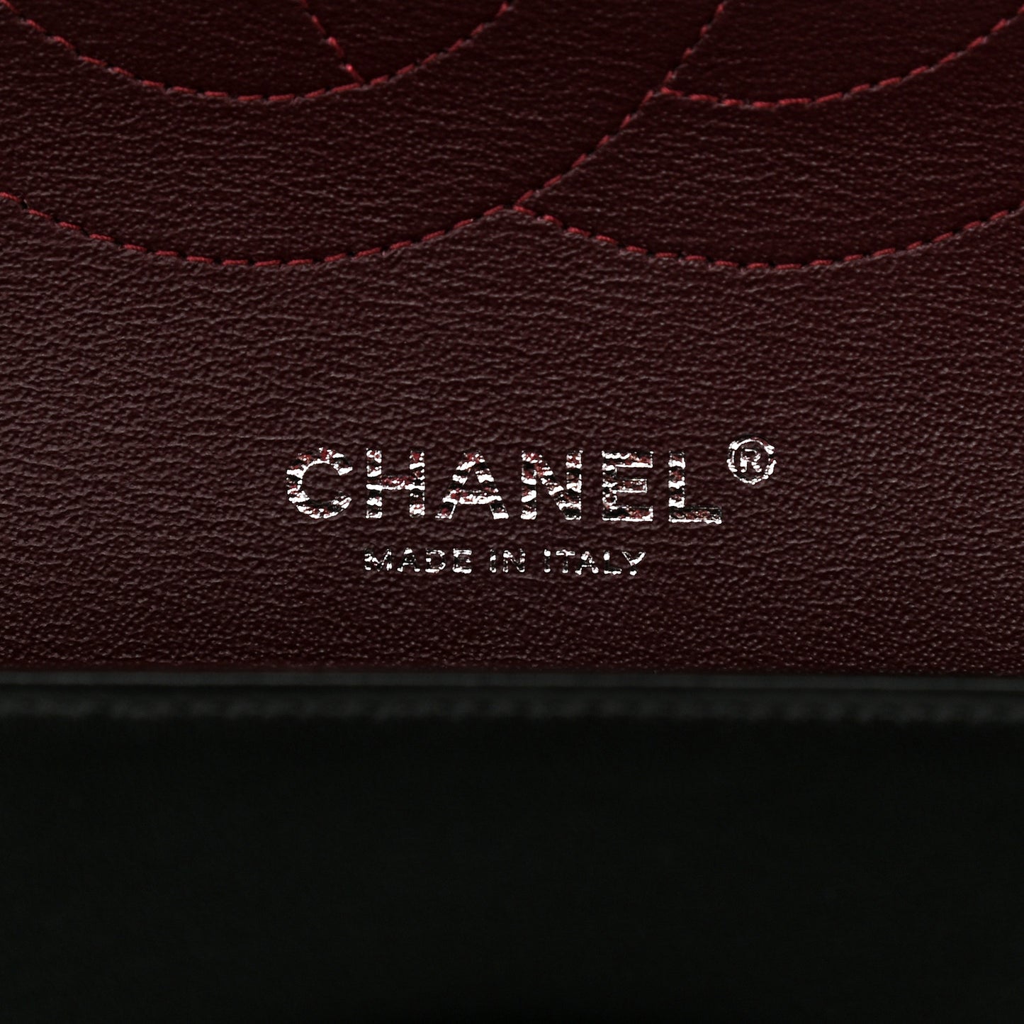 Lambskin Quilted Jumbo Double Flap Black
