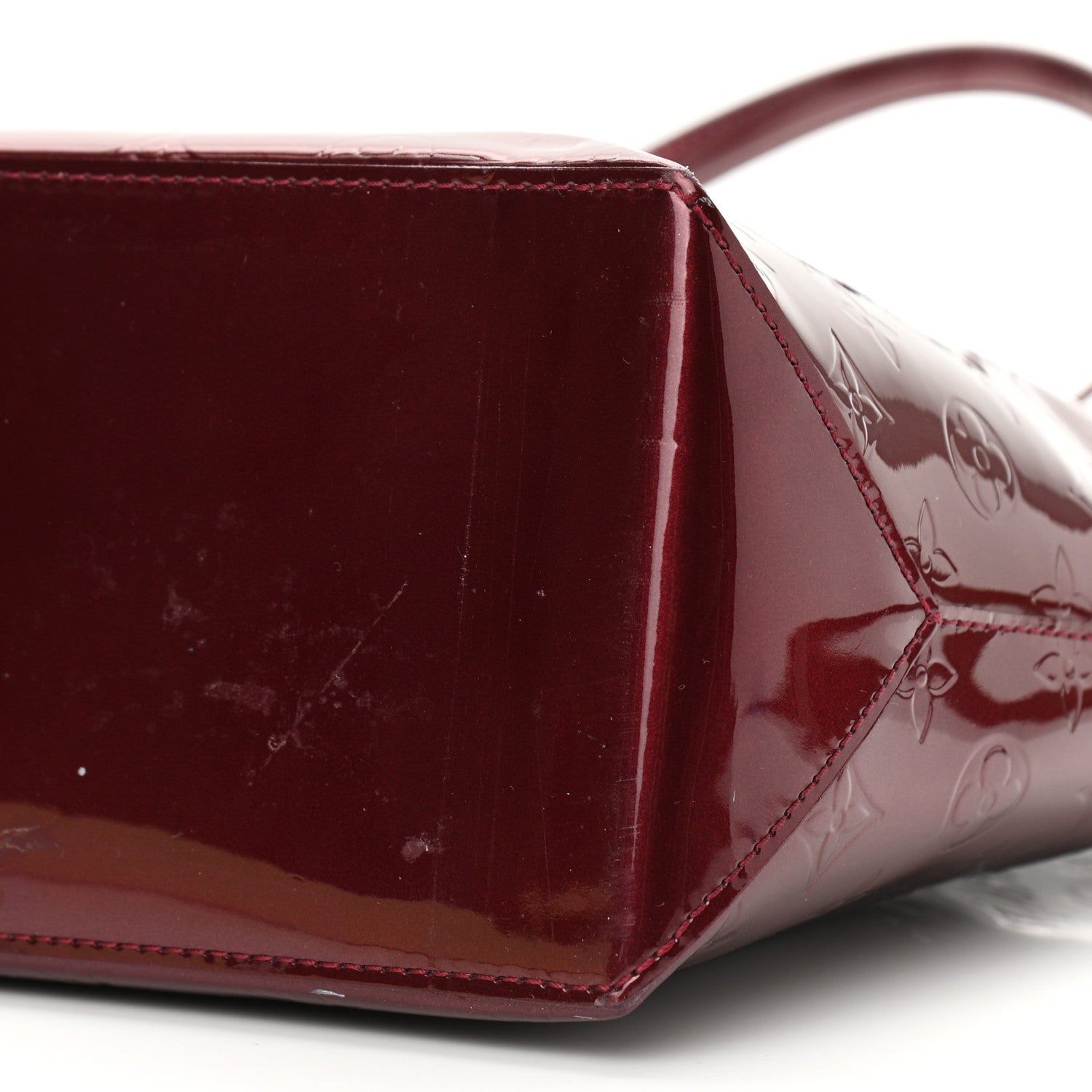 Louis Vuitton Vernis Wilshire MM Rouge Fauviste 9 of 9