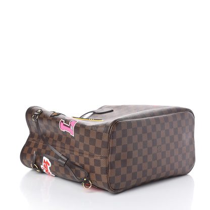 Louis Vuitton Damier Ebene Travel Stickers Neo Neverfull MM 5 of 11