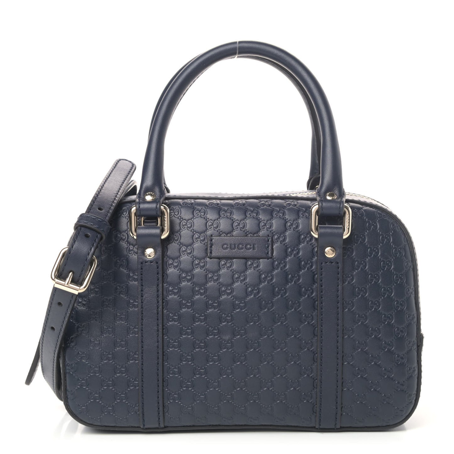 Soft Microguccissima Small Crossbody Bag Blue
