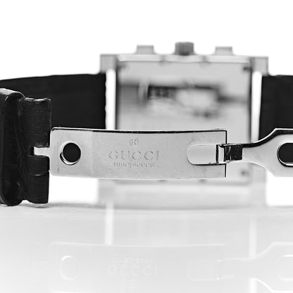 Gucci Stainless Steel Calfskin 32mm Chronograph Quartz Watch Black 6 of 7