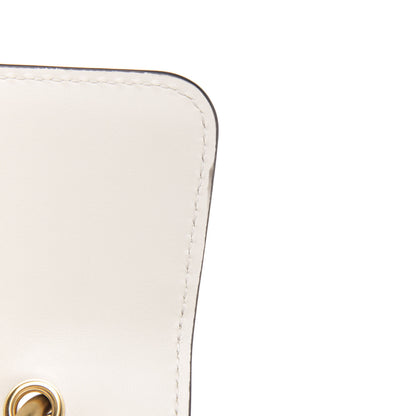 Gucci Calfskin Sylvie Web Small Queen Margaret Top Handle Bag White 11 of 11