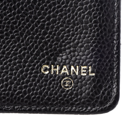 Chanel Caviar Quilted Large Flap Wallet Black 6 of 10