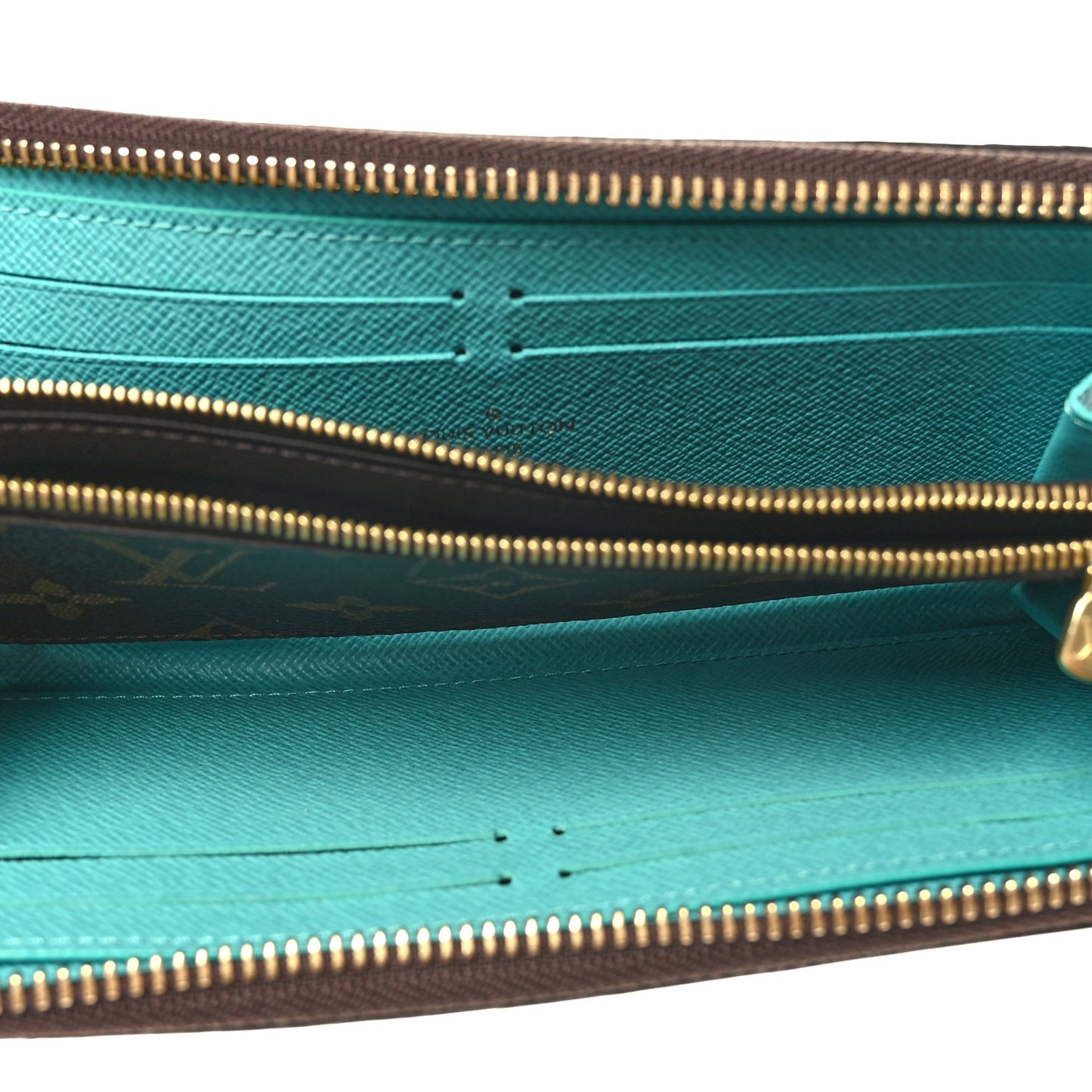 Monogram Clemence Wallet Turquoise