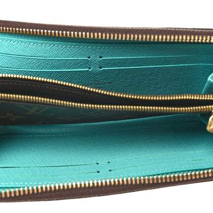 Louis Vuitton Monogram Clemence Wallet Turquoise 5 of 6