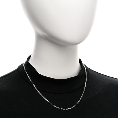 David Yurman Sterling Silver 2.7mm Small Box Chain Necklace 18" 2 of 4