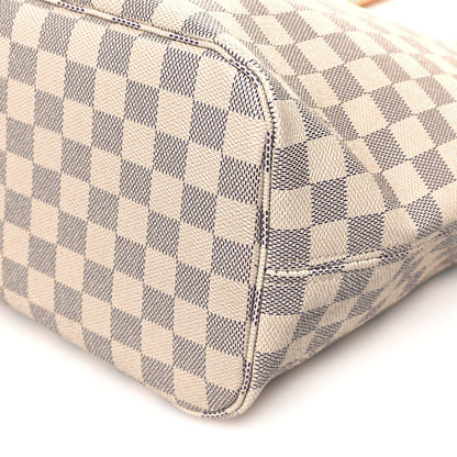 Louis Vuitton Damier Azur Neo Neverfull MM Rose Ballerine 10 of 13