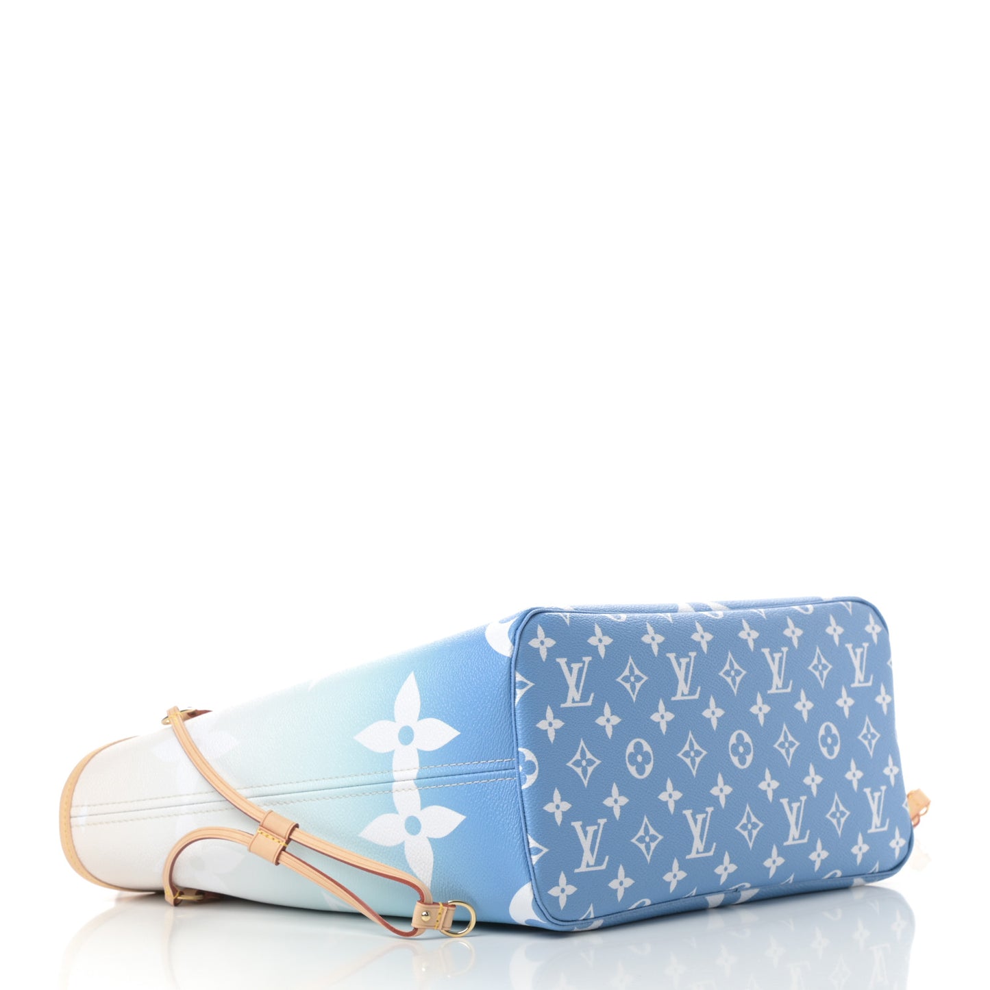 Monogram Giant By The Pool Neverfull MM Blue
