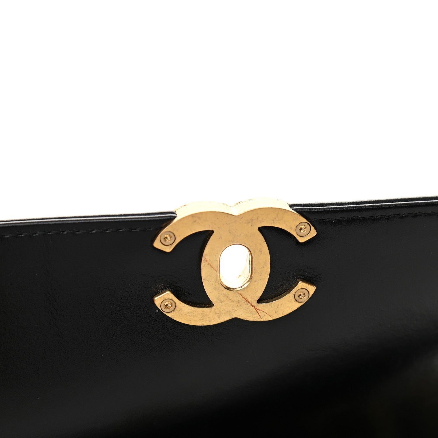 Chanel Calfskin Quilted Mini Coco Ring Flap Black 11 of 12