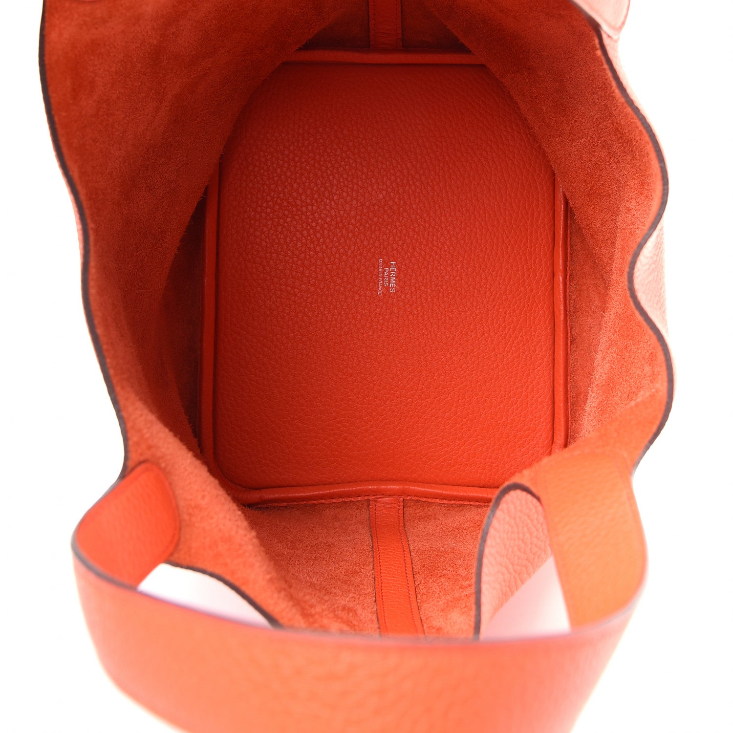 Hermes Taurillon Clemence Picotin Lock 22 MM Orange Poppy 5 of 10
