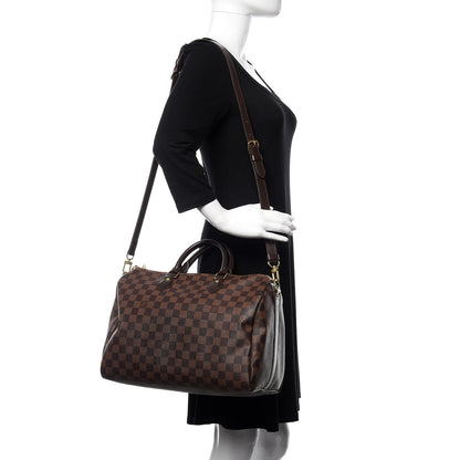 Louis Vuitton Damier Ebene Speedy Bandouliere 35 2 of 14