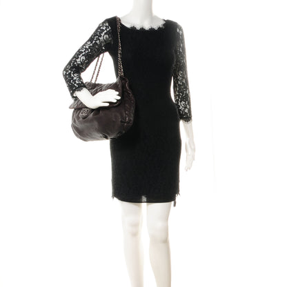 Chanel Caviar Maxi Elastic Flap Brown 2 of 7