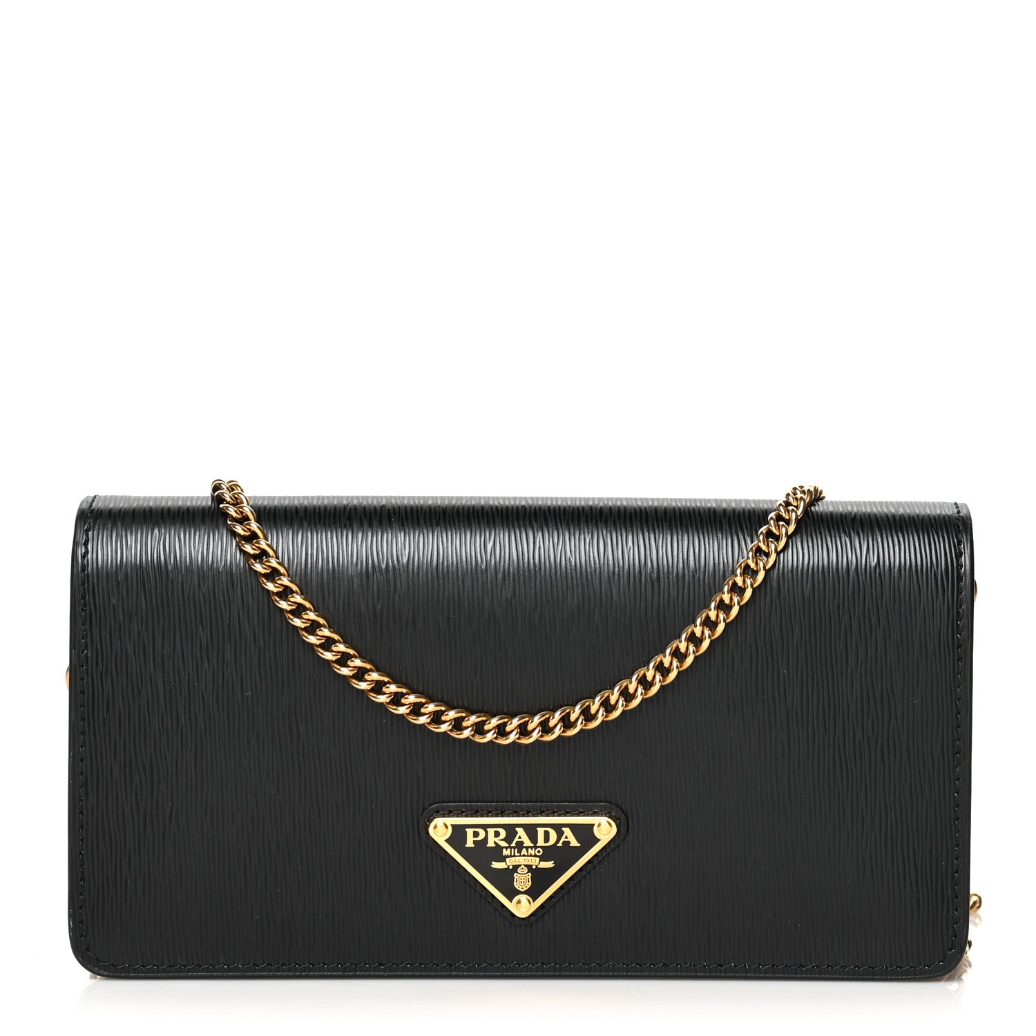 Prada Vitello Move Triangle Logo Miniborse Black 1 of 9