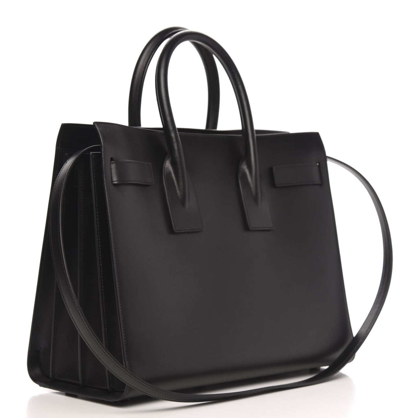 Calfskin Small Sac De Jour Black