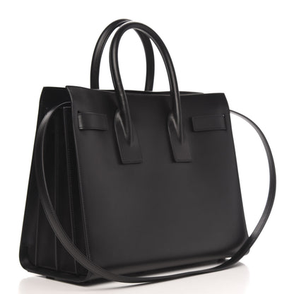 Saint Laurent Calfskin Small Sac De Jour Black 3 of 10