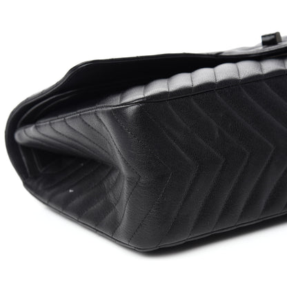 Chanel Sheepskin Chevron Quilted 2.55 Reissue 227 Flap So Black 6 of 20