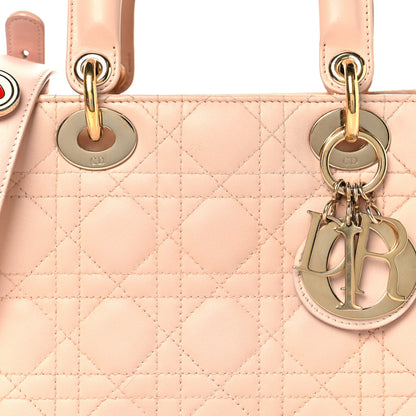 Christian Dior Lambskin Cannage Small Lucky Badges My Lady Dior Light Pink 8 of 12