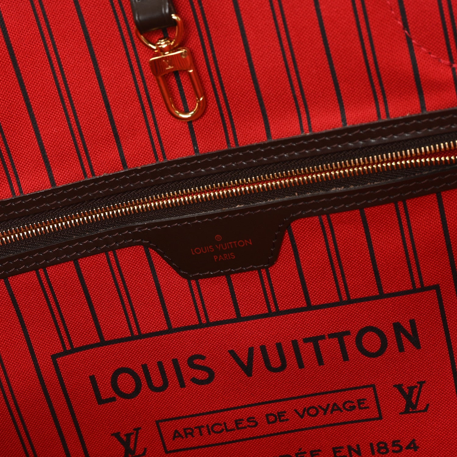 Louis Vuitton Damier Ebene Neverfull GM 6 of 10