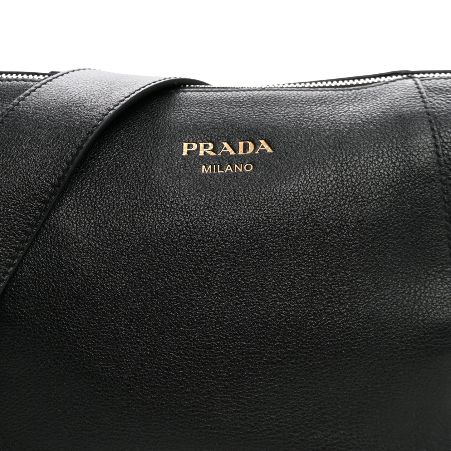 Vitello Daino Messenger Bag Black