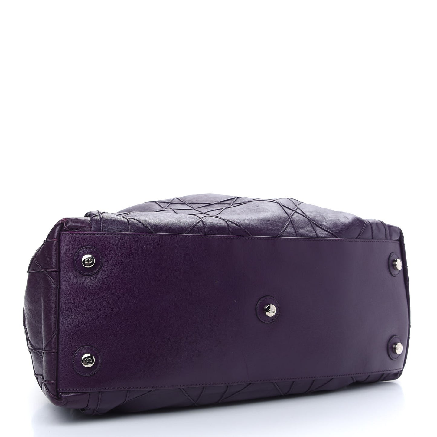Lambskin Cannage Medium Le Trente Tote Purple