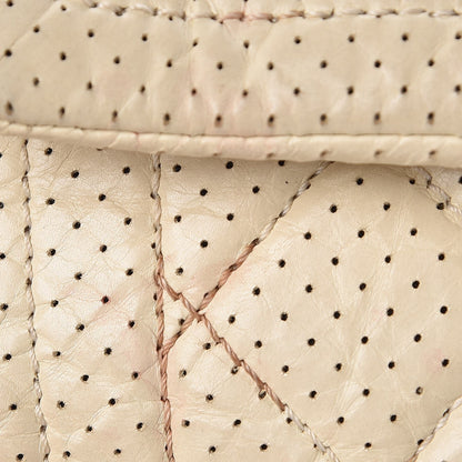 Chanel Aged Calfskin Perforated Small Flap Beige Clair 12 of 15