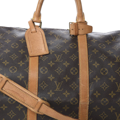 Louis Vuitton Monogram Keepall Bandouliere 55 9 of 9