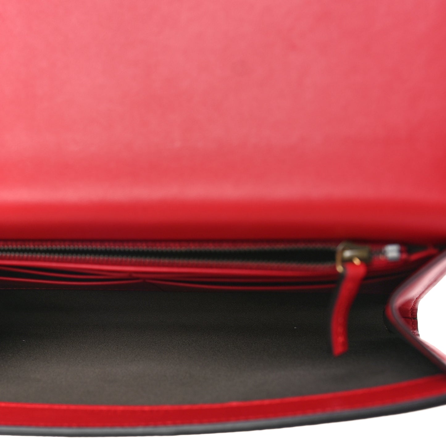 GG Supreme Monogram Mini Peony Pearly Clutch Red