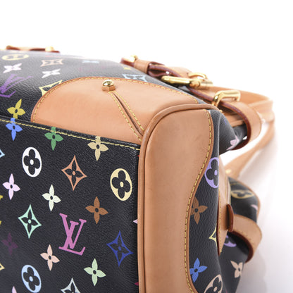 Louis Vuitton Monogram Multicolor Claudia Black 8 of 10