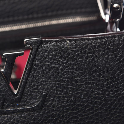 Louis Vuitton Taurillon Capucines BB Black 7 of 9