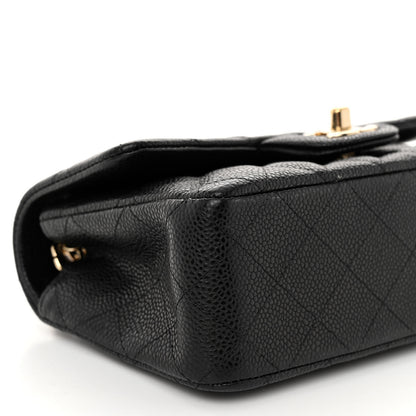 Chanel Caviar Quilted Mini Rectangular Flap Black 9 of 10