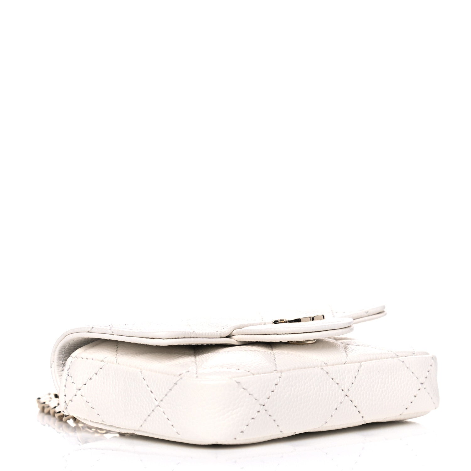 Chanel Caviar Quilted Belt Bag White 3 of 5