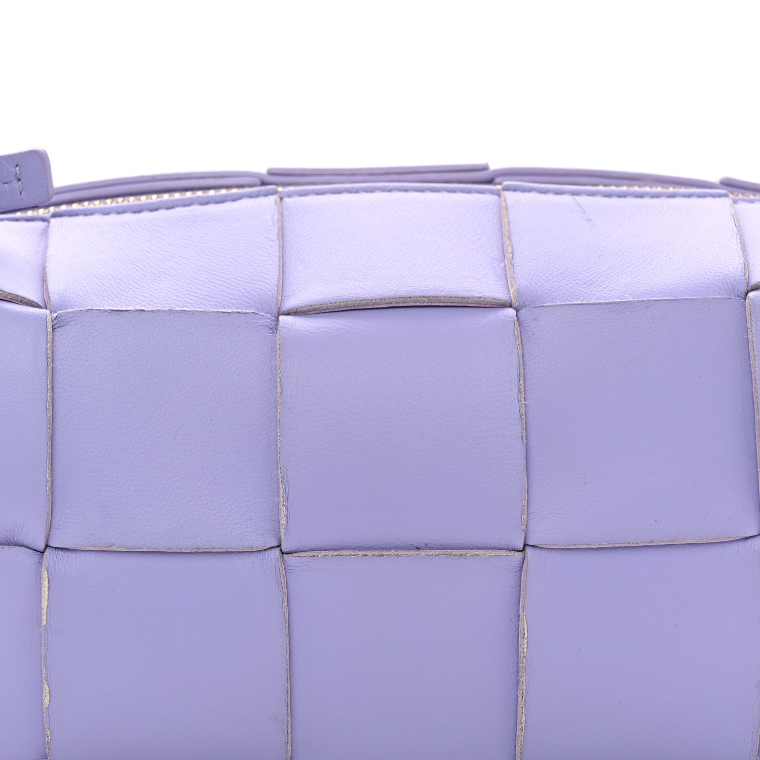 Bottega Veneta Lambskin Maxi Intrecciato Small Brick Cassette Bag Wisteria 8 of 11