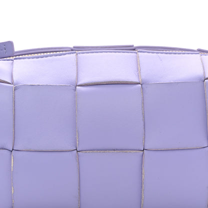 Bottega Veneta Lambskin Maxi Intrecciato Small Brick Cassette Bag Wisteria 8 of 11