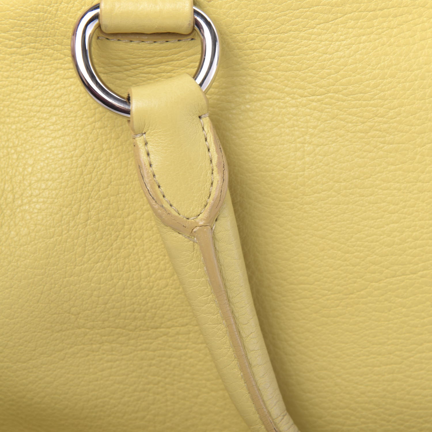 Prada Vitello Daino Satchel Ananas 11 of 17