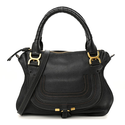 Chloe Calfskin Medium Marcie Satchel Black 1 of 23