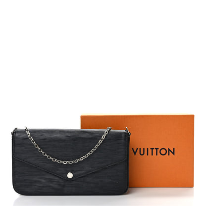 Louis Vuitton Epi Pochette Felicie Black 10 of 10