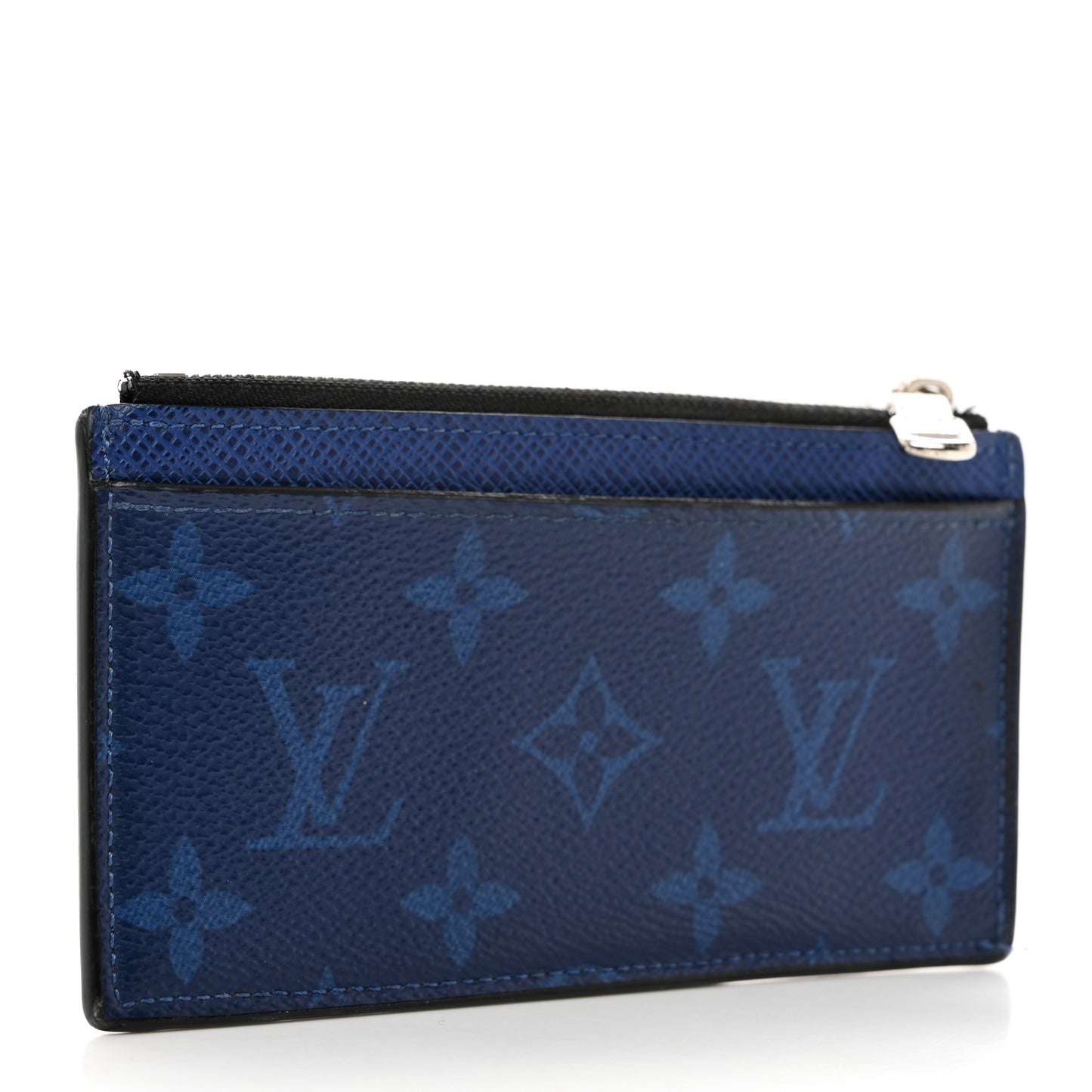 Monogram Taiga Coin Card Holder Cobalt