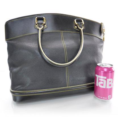 Louis Vuitton Suhali Lockit MM Black 3 of 11