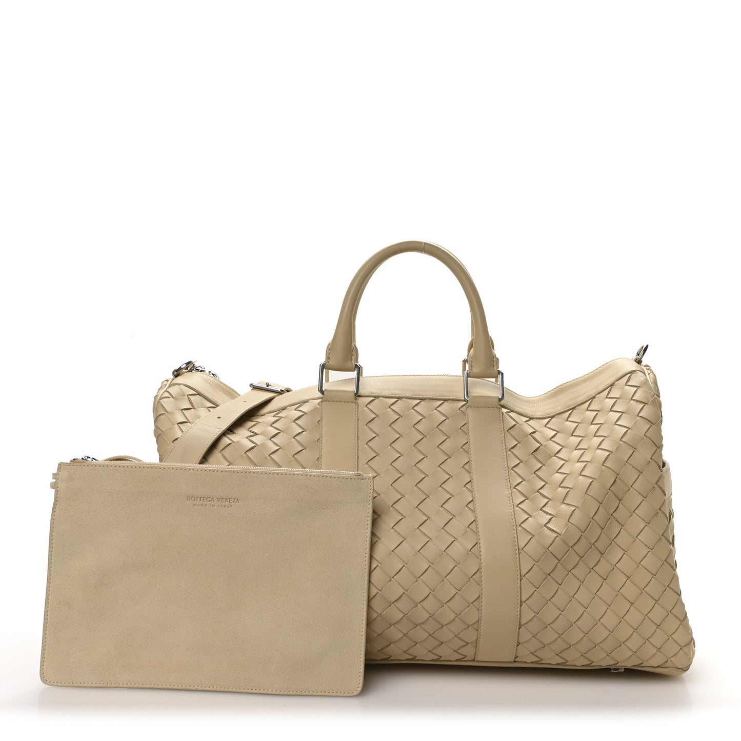 Nappa Intrecciato Large Duffel Porridge