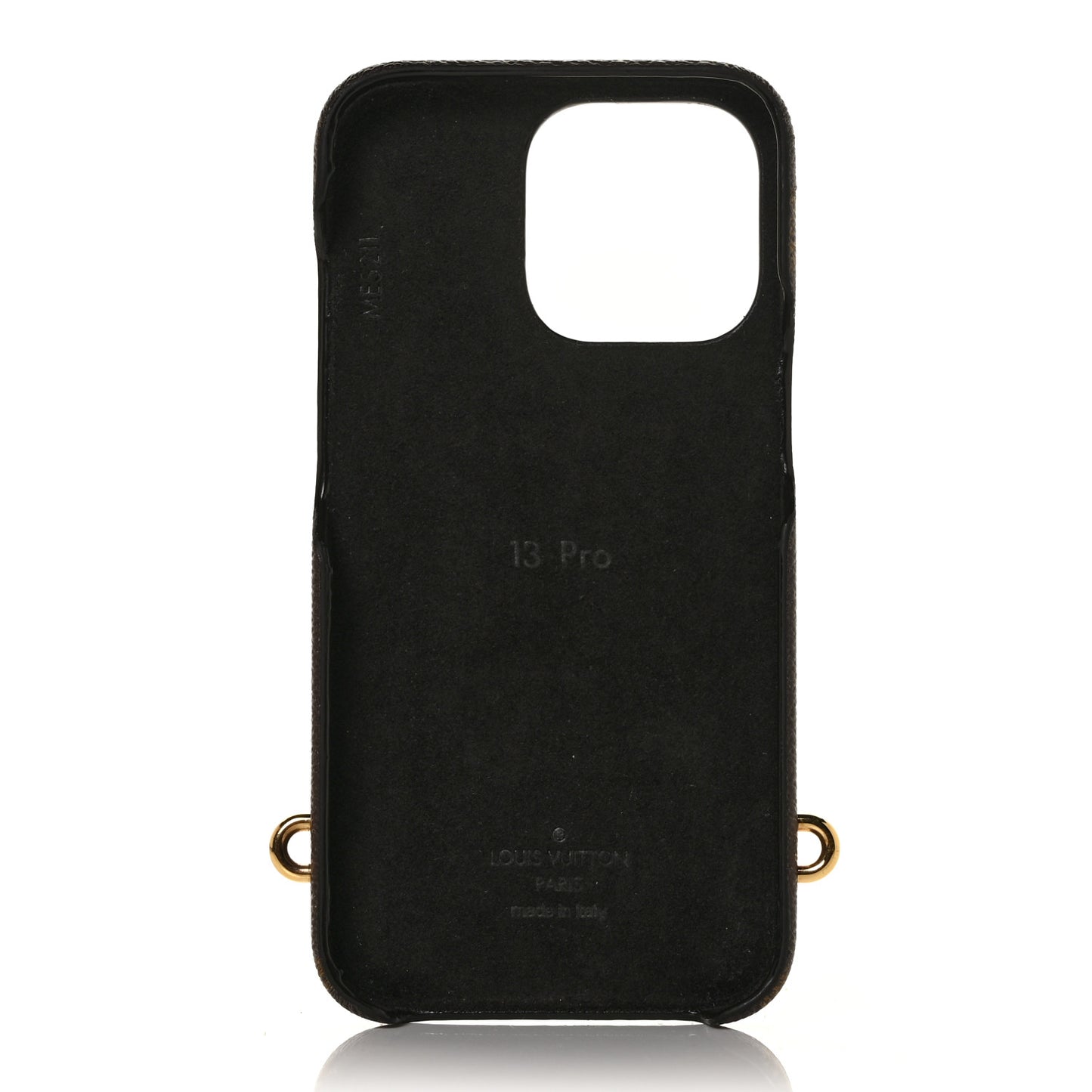 Monogram Bumper On Strap iPhone 13 Black