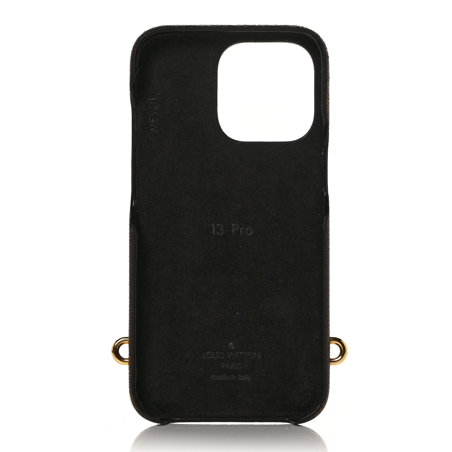 Louis Vuitton Monogram Bumper On Strap iPhone 13 Black 6 of 8