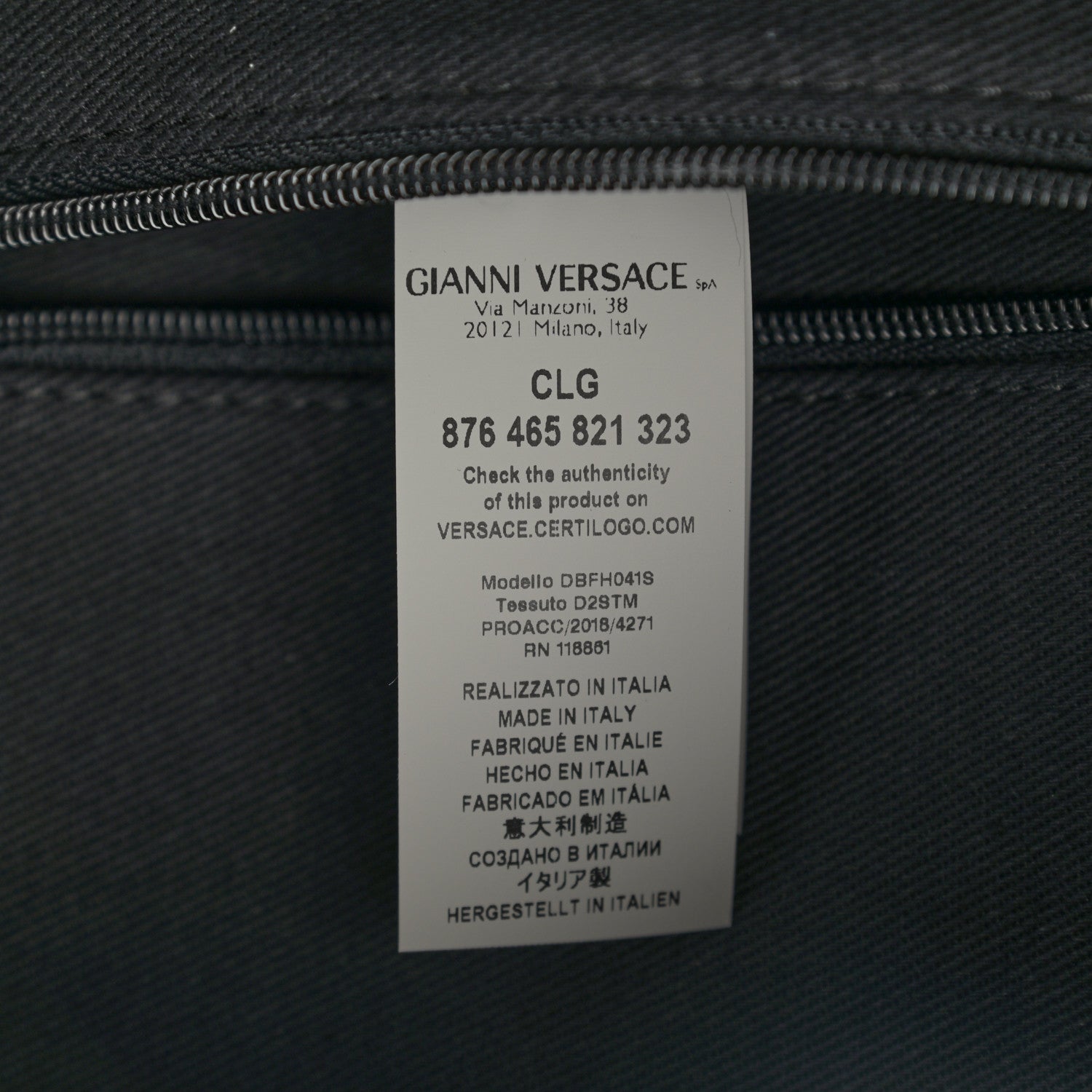 Versace Nylon Print Backpack Black Multicolor 7 of 10