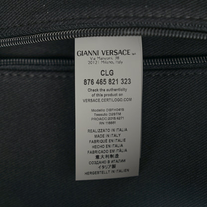 Versace Nylon Print Backpack Black Multicolor 7 of 10