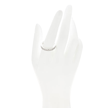 Tiffany Sterling Silver Narrow Atlas Ring 61 9.5 2 of 4